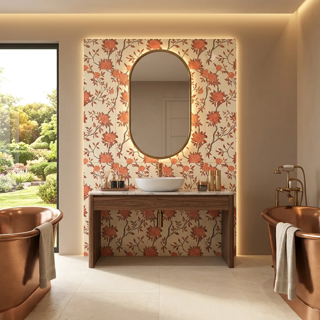 Morson Eutopia Decore, designer wall tile for bathroom